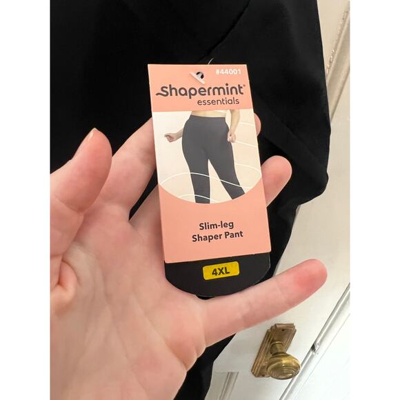 NEW Shapermint Women's 4XL Slim Leg Shaper Pant Black Shapewear Tummy Control - Picture 13 of 16